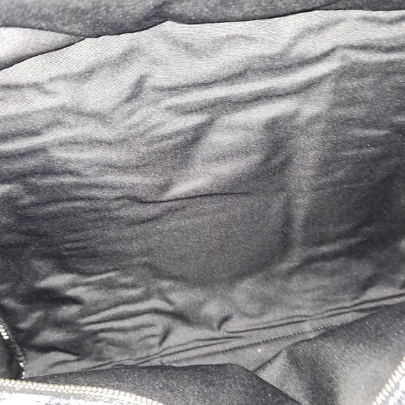 Marc Jacobs Womens The Monogram Denim Large Shoulder Tote Bag Purse Blue Gray - Picture 10 of 12